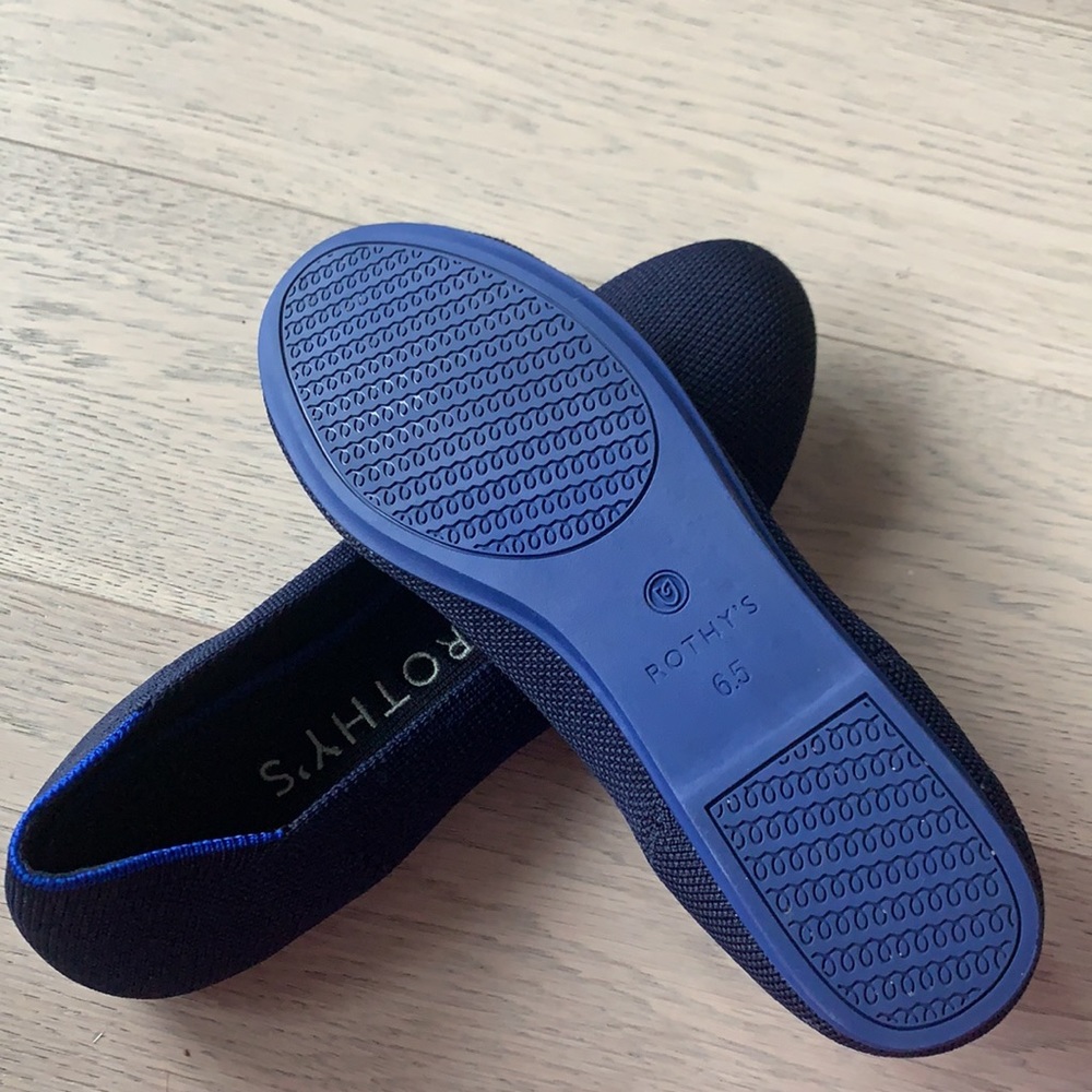 Rothy’s “The Flat” in navy - Picture 4 of 4